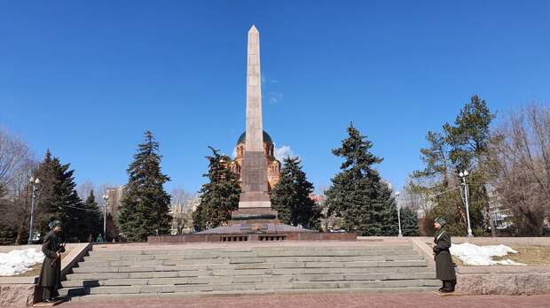 Площадь Павших борцов в Волгограде. Современный вид.