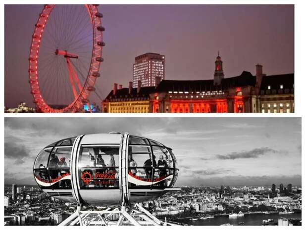 Колесо обозрения Coca-Cola London Eye / Фото: fotokto.ru