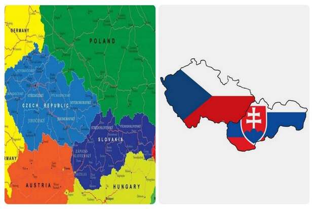 Чехия и Словакия – 1993 г.