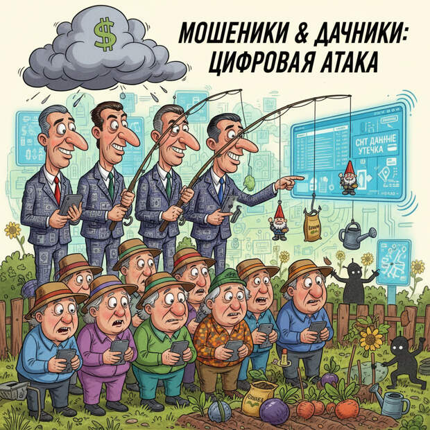 Мошенники атакуют дачников через утечку данных СНТ