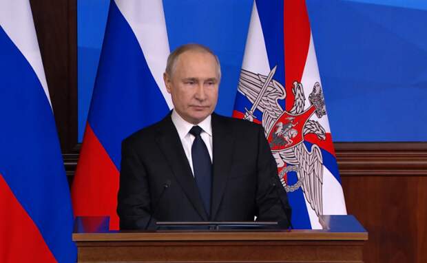 Владимир Путин в Минобороны
