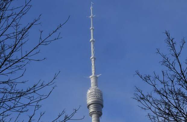В Москве замерзла Останкинская башня