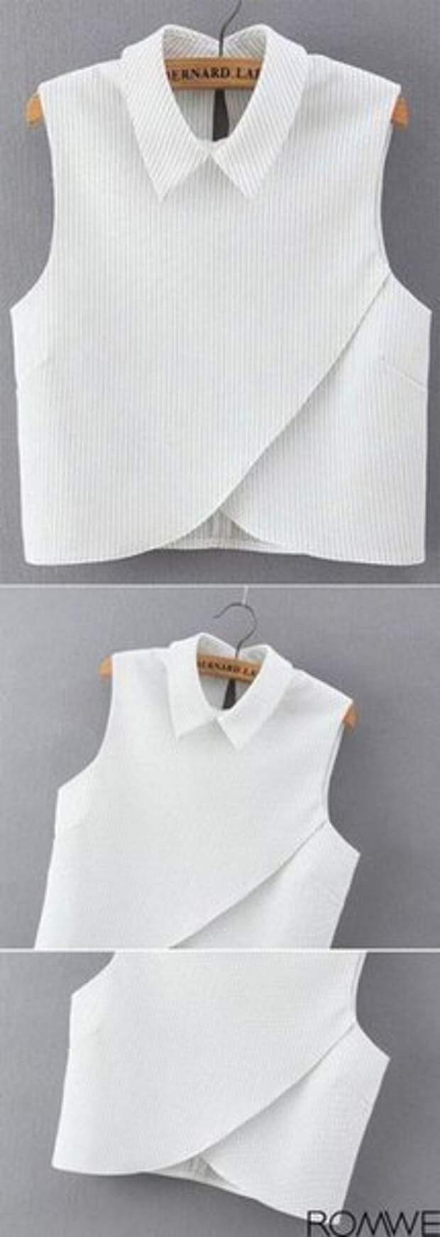 Красивые идеи асимметричных блузок 3