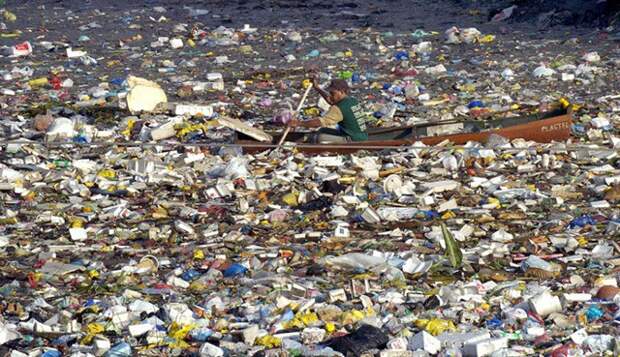 Мусорный остров в Тихом океане мусор, свалка, экология