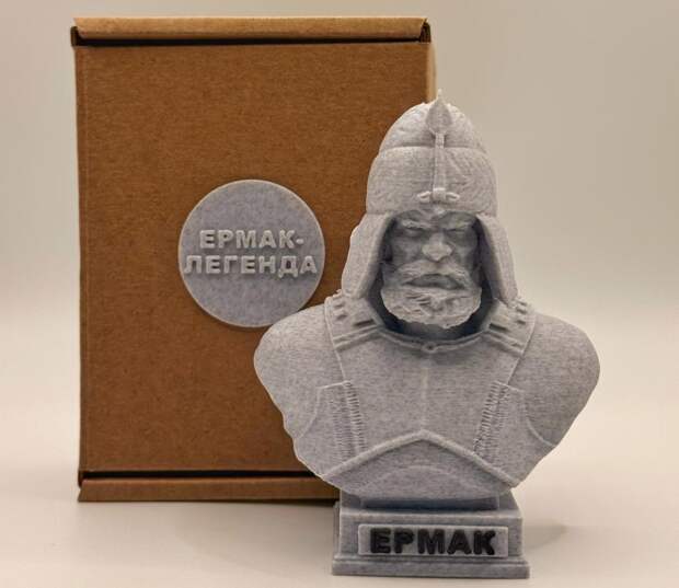 Сувенир в виде бюста Ермака создан в Тобольске