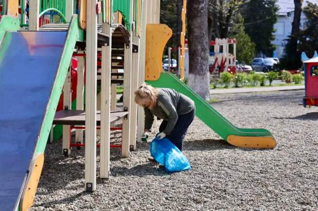 В Майкопском районе прошёл субботник