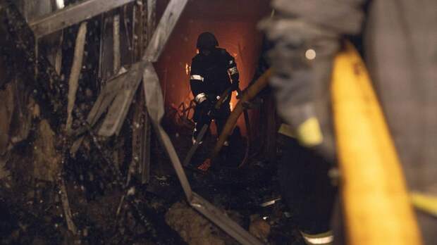 В Сумах поражено здание гостиницы, в которой проживали иностранные наемники