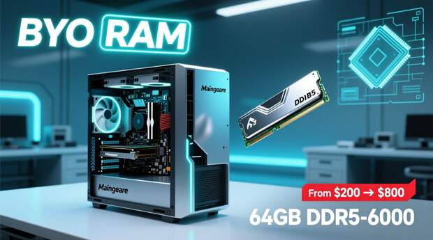 Рынок заставил компьютерную фирму продавать сборки без ОЗУ