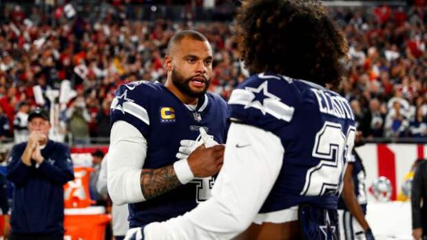 dak prescott ezekiel elliott handshaking