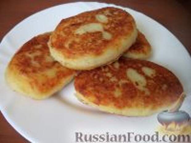 Фото к рецепту: Картофельные котлеты с куриным мясом