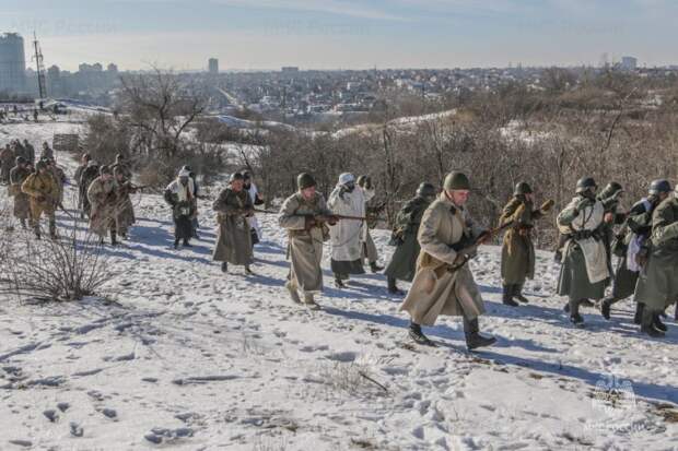 На Мамаевом Кургане прошла военно-историческая реконструкция