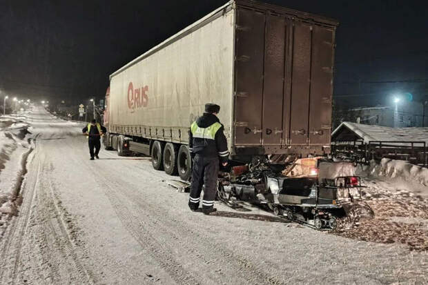 ГИБДД сообщила о двух авариях со снегоходами за одну ночь в Свердловской области