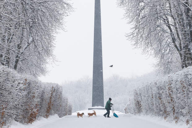 Кличко раскритиковал Зеленского за нерасчищенные сугробы на улицах Киева