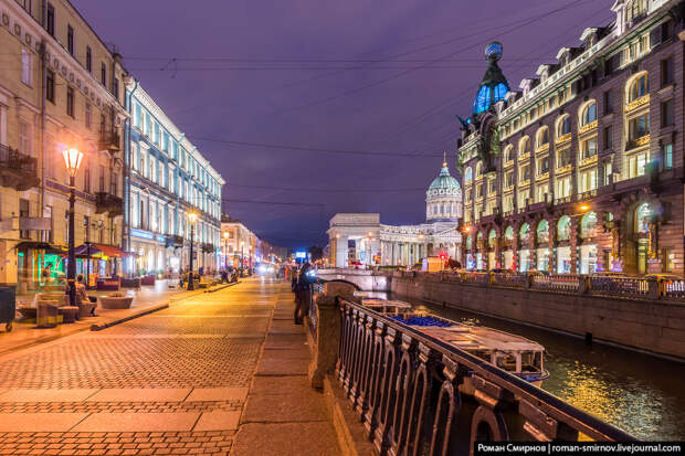 Прогулка по ночному Петербургу от Романа Смирнова