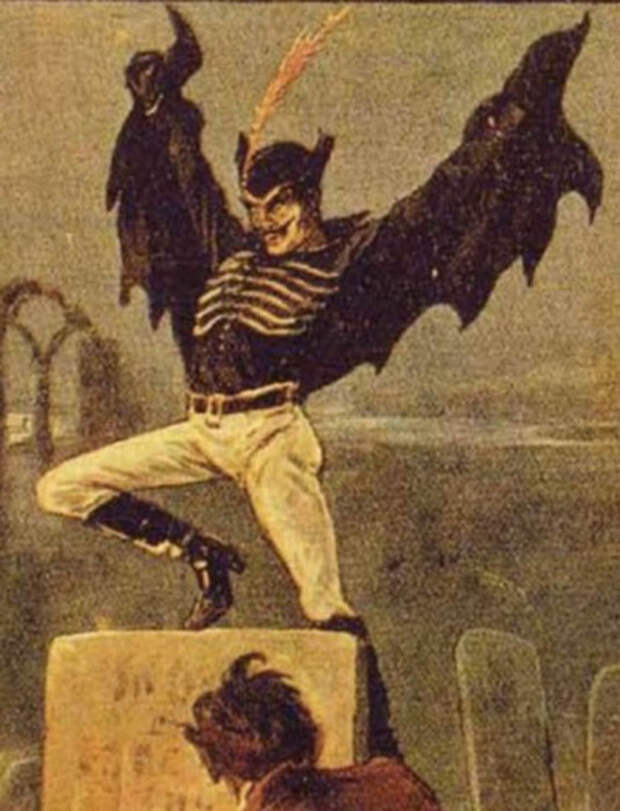 Джек на обложке журнала «Ужас за один пенни», 1890 год