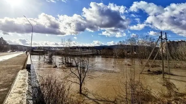 В некоторых районах Краснодарского края введён режим ЧС из-за подтопления