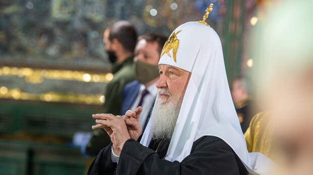 Патриарх Кирилл провел богослужение в Троице‑Сергиевой лавре