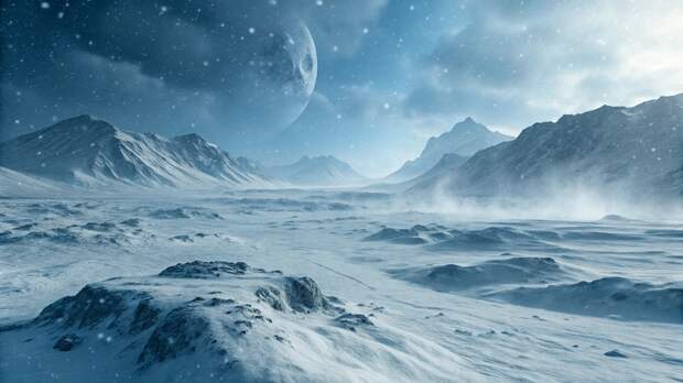 Как выглядит зима на других планетах