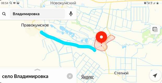 Вот так мы и шли, показал на карте. Скриншот Виктора Викторовича
