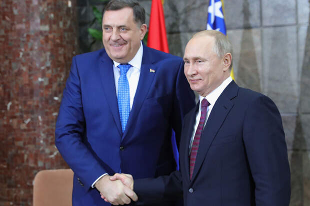 Путин проводит встречу с президентом Республики Сербской Додиком