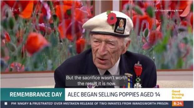 Английский ветеран заявил на ТВ, что победа в войне «того не стоила» из-за плачевного состояния страны