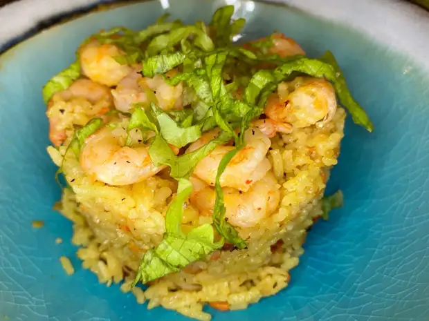 ‘‘креветки с рисом басмати’’