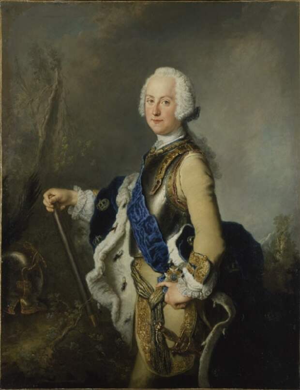 Портрет короля Швеции Адольфа Фредерика.