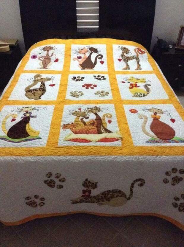 Cats CLA1010203Q Quilt Blanket