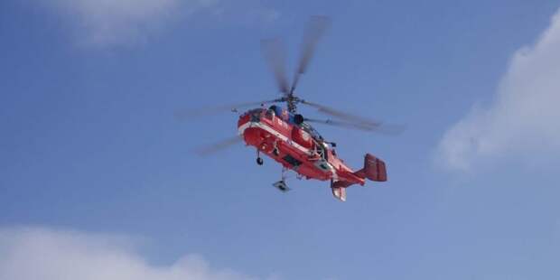 Вертолеты МАЦ начнут мониторинг пожароопасной обстановки в Москве с 1 мая. Фото: Е. Самарин mos.ru