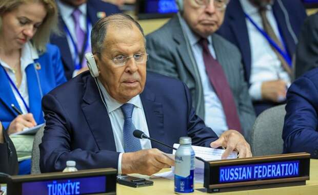 На фото: министр иностранных дел Сергей Лавров РФ на 80-й сессии Генеральной Ассамблеи ООН