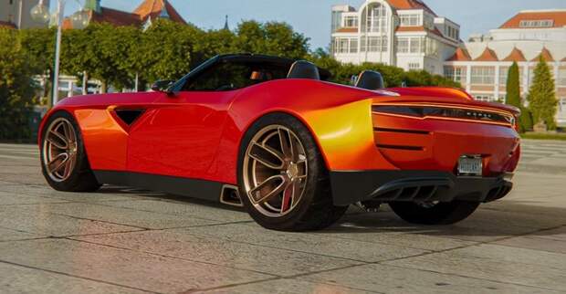 Dodge Copperhead, вид сзади и слева/ Фото: hotcarsimages.com