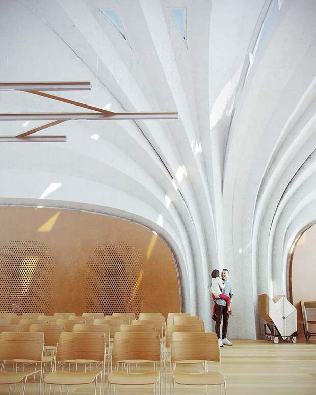 Современный дизайн провинциальной школы от Zaha Hadid Architects