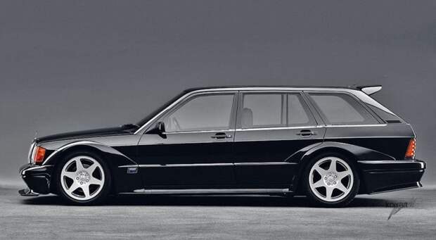 Mercedes-Benz 190E EVO2 Touring авто, автодизайн, автомобили, дизайн, фотомонтаж, фотошоп, юмор, янгтаймер