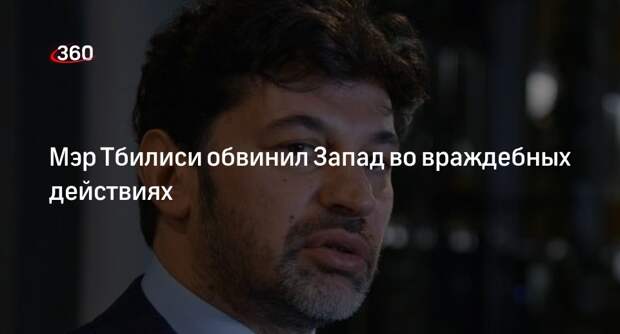 Мэр Тбилиси Каладзе: внешние силы решили устроить революцию в Грузии