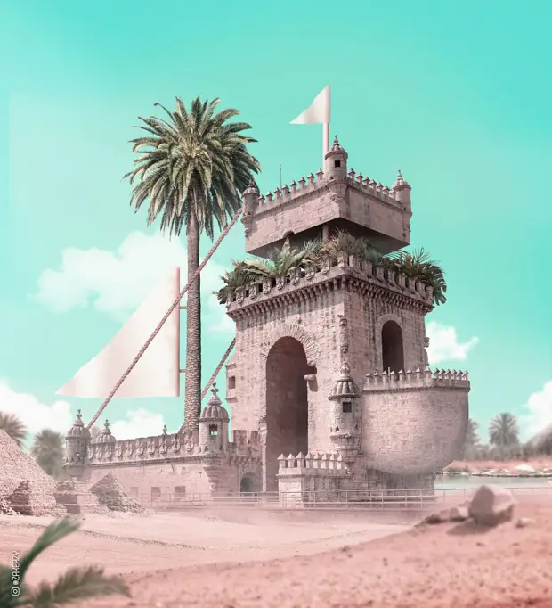 Сюрреалистические фотоманипуляции Зака Изи