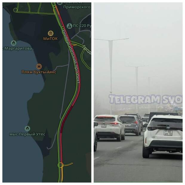 Во Владивостоке субботние пробки на Русский остров ставят под вопрос летний трафик