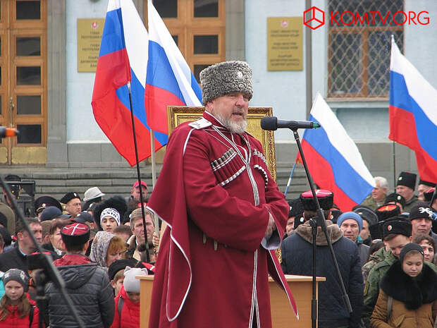 Атаман Крымского окружного казачьего общества Вадим Иловченко