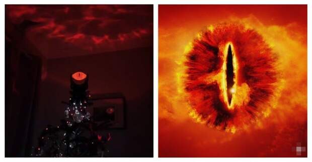 Оригинальное украшение на ёлку