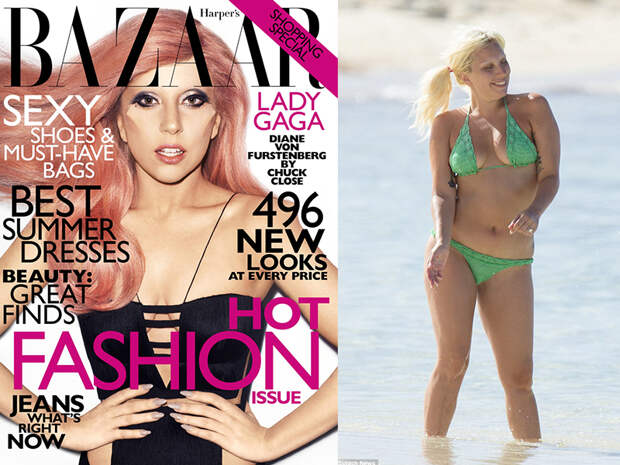 Как выглядят звезды на обложках журналов и в реальной жизни