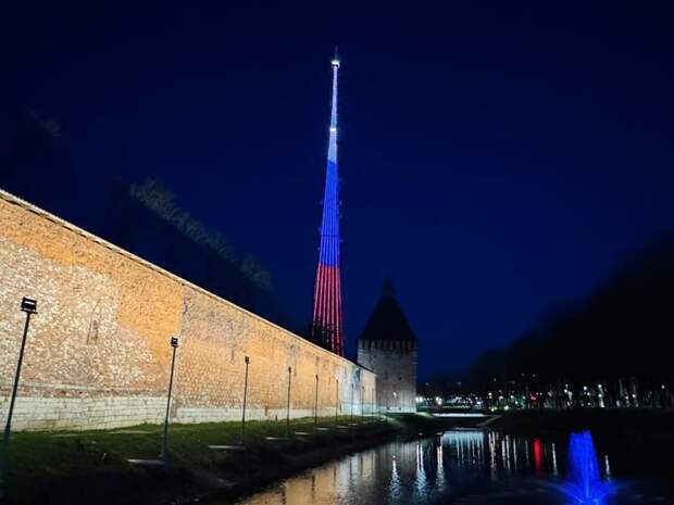 Смоленская телебашня поздравит жителей города с Днём единения народов России и Беларуси