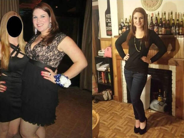 похудение: до и после