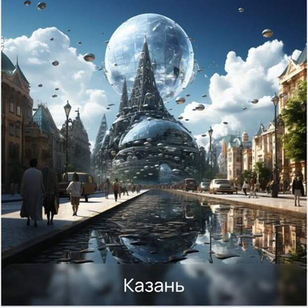 Казань в представлении нейросети Казань в представлении нейросети