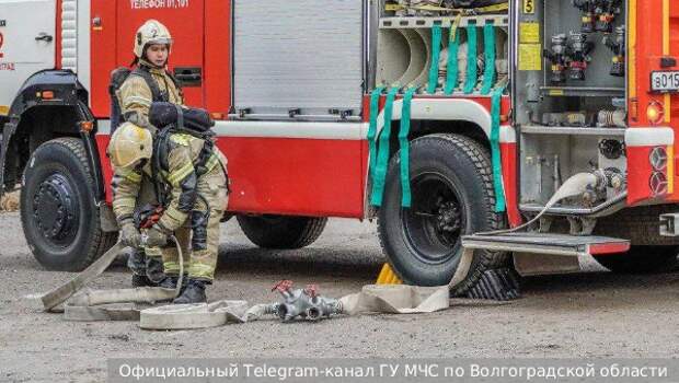 Пожар на нефтебазе произошел из-за падения обломков БПЛА в Волгоградской области