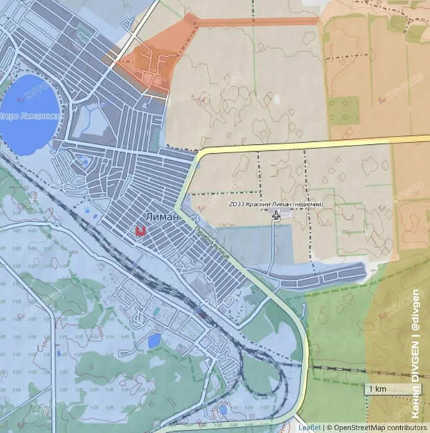Карта СВО 11 февраля 2026 года. Краснолиманское направление