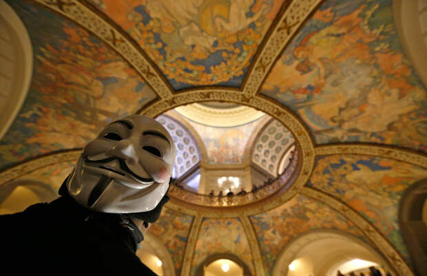 The mask popping up in protests around the world The mask popping up in protests around the world