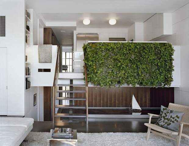 Хорошенький вариант создать прекрасную зеленую стену, что понравится и точно вдохновит.