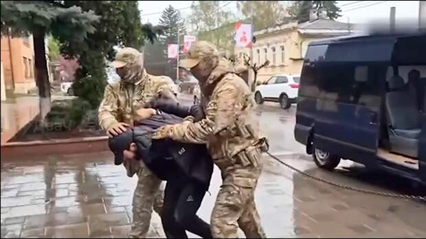 Кадр из оперативного видео ФСБ // t.me/tsargradtv