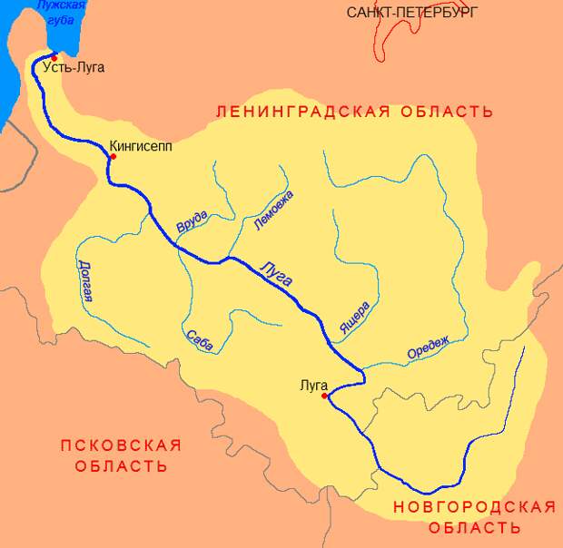 Вру́да — река в Волосовском районе Ленинградской области, правый приток Луги.