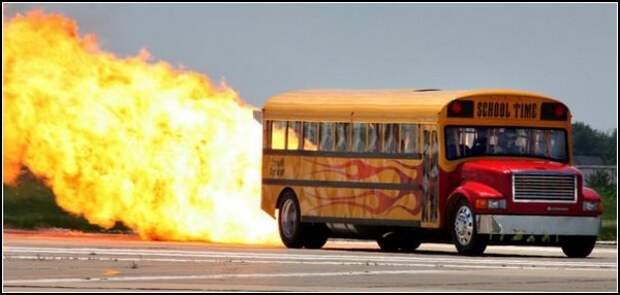 Самый быстрый школьный автобус