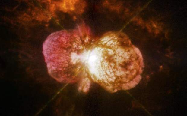 9. Извержение звезды Eta Carinae  архив2016, вселенная, захватывает дух, космос, фото